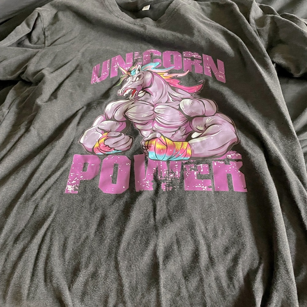 Workout T-shirt with saying